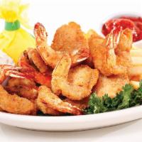 Fried Shrimp · Served with your choice of french fries
or sweet potato fries