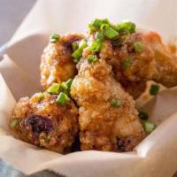 Mighty Wings (5pcs) · Sweet ginger sauce, sesame seeds and scallions.