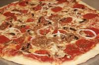 Supreme Specialty Pizza · Pepperoni, sausage, mushroom, and onion.
