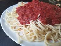 Spaghetti Dinner · Traditional marinara sauce with garlic and herbs served over spaghetti noodles.