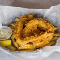 Fried Catfish Basket · Served with french fries.