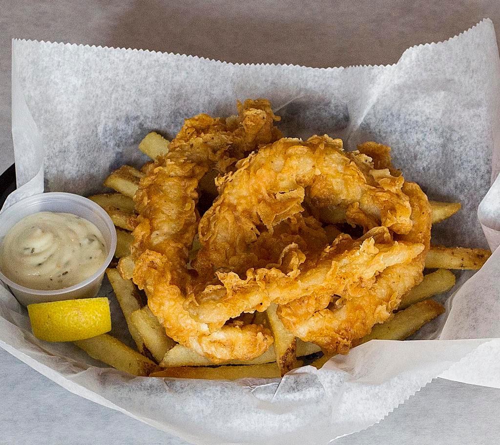 Fried Catfish Basket · Served with french fries.