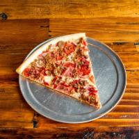 Meatlovers Speciality Pizza · Pepperoni, sausage, ham, ground beef and bacon.