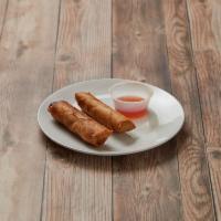 Thai Egg Rolls · 2 pieces. Thinly sliced vegetables and vermicelli noodles wrapped in rice paper and deep-fri...