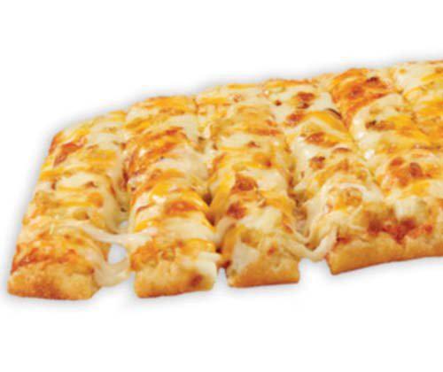 Triple 3-Cheese Garlicstix Topperstix · Our delicious Original Topperstix topped with roasted garlic, asiago and cheddar cheese. Made with 100% real Wisconsin mozzarella cheese.
