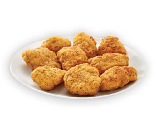 Oven-Roasted Boneless Wings · Our tender boneless wings breaded and oven-roasted. Served sauceless, but not soulless.