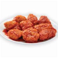 Hot Buffalo Boneless Wings · Our tender boneless wings; breaded, oven-roasted, and then tossed in hot buffalo sauce. For ...