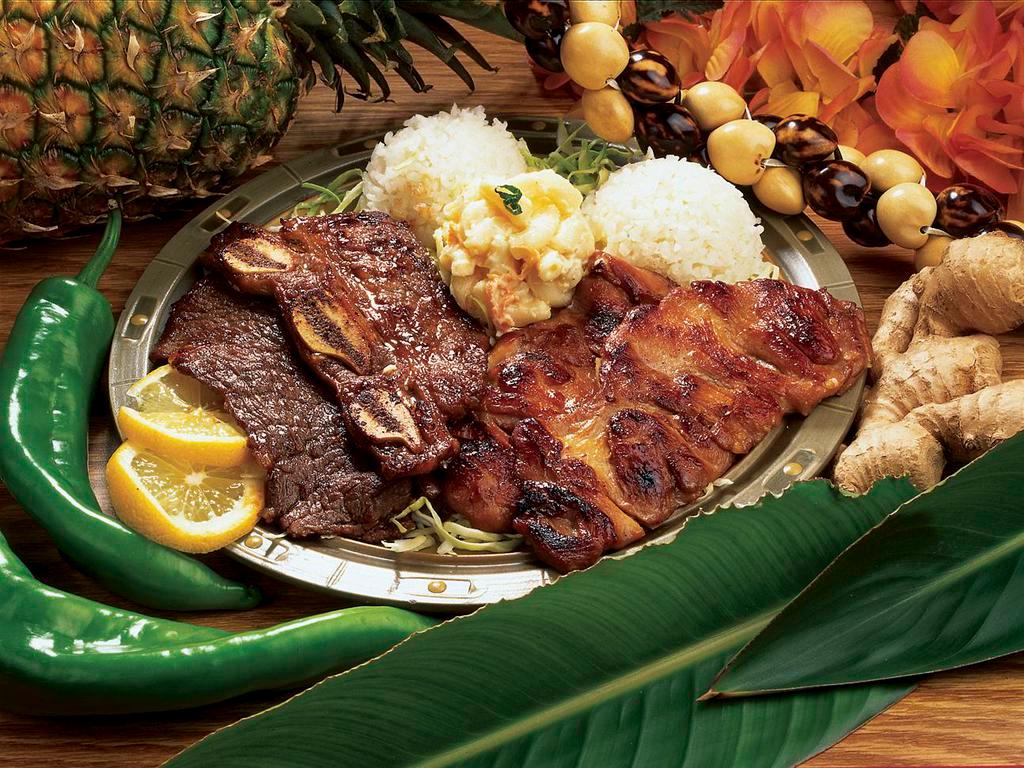 Hawaiian BBQ Mix Favor · Perfect for BBQ lovers. A combination of special marinated BBQ beef, BBQ rib, and BBQ chicken.