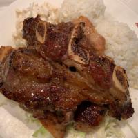 Hawaiian BBQ Short Ribs · Marinated beef ribs grilled to perfection.