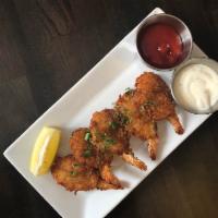 Fried Coconut Shrimp · Fried Coconut Shrimp / Parsley on top
Ranch On the Side