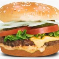 Classic Angus Burger · Our delicious Classic Burger comes with a 1/3 lb. Angus Beef Patty, melted American Cheese, ...