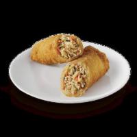 Chicken Egg Roll · Chicken Egg Rolls are prepared with a mixture of cabbage, carrots, green onions and marinate...