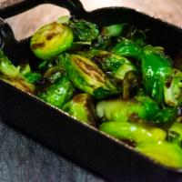 Balsamic-Braised Brussels Sprouts · Delicious organic Brussels sprouts in aged balsamic. Vegan.