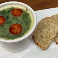 Soup of The Day · 1/4/21 soup is Caldo Verde - Portuguese potato and kale soup. Traditionally plant based brot...
