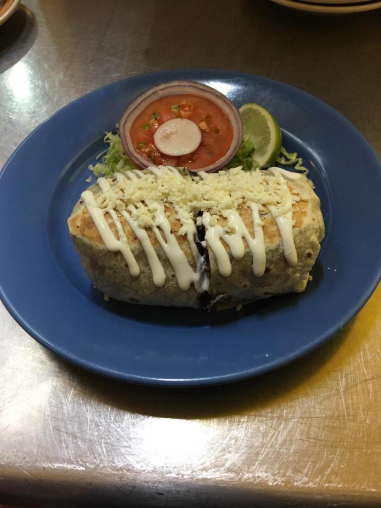 Burrito con Bistec · Steak.