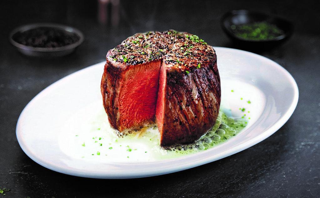 Filet* · Our most tender cut, corn-fed midwestern beef
