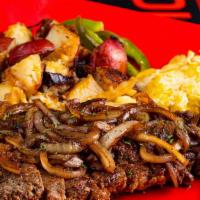 Grilled Steak ＆ Shrimp Dinner · 