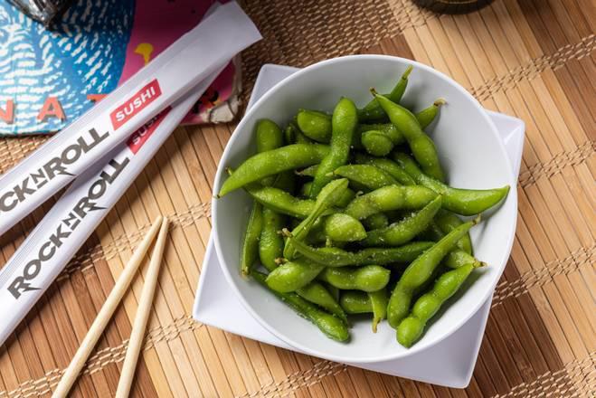 Edamame · Soybeans steamed and lightly salted