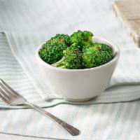 Broccoli · Fresh Broccoli steamed and tossed in a savory seasoning.

