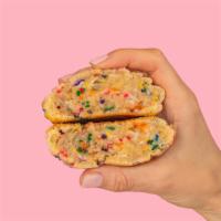 Funfetti Cookie · Traditional sugar cookie with sprinkles baked right in.
