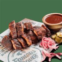 Southside Rib Tips Appetizer · A pound of Memphis-style, dry-rubbed tips served with a side of jalapeño pickled red onions,...