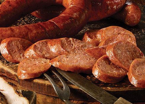 Kielbasa Sausage Plate · Your choice of Polish Kielbasa or Spicy Cheddar Kielbasa sausage,  served with 2 sides and a roll.