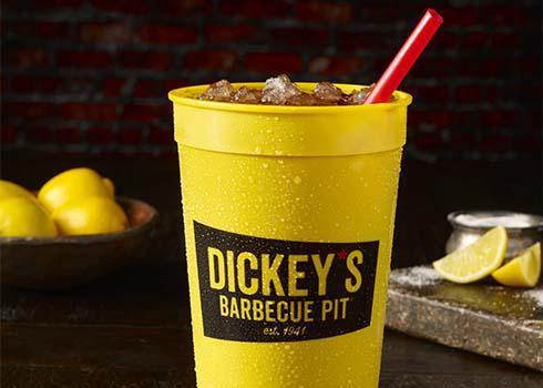 Big Yellow Cup · Fill up your Big Yellow Cup with Miss Ollie Dickey's famous iced tea or another drink of your choice