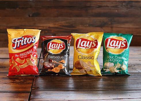 Assorted Chips · Everyone’s favorite Frito-Lay chips in a wide range of classic, crispy flavors.