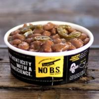 Jalapeño Beans · Our own signature recipe with pinto beans and a kick of jalapeños
