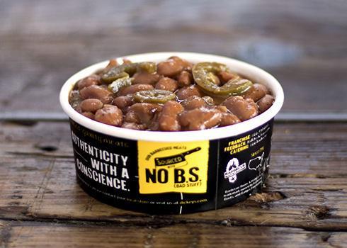 Jalapeño Beans · Our own signature recipe with pinto beans and a kick of jalapeños