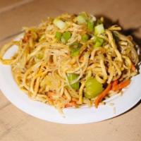 Pancit Noodles · Filipino noodles with a blend of yakisoba noodles, bean thread glass noodles, cabbage, carro...
