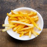 Seasoned Fries · Gluten-free and vegan.