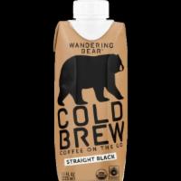 Wandering Bear Cold Brew Coffee Carton · Pure Black Coffee. 11oz.