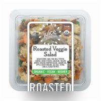 Roasted Veggie Salad · roasted cauliflower, sweet potato, zucchini and carrot on marinated kale
