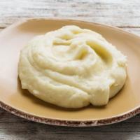 Mashed Organic Potatoes No Gravy · velvety whipped organic potatoes with a bit of sweet cream butter and seasoning