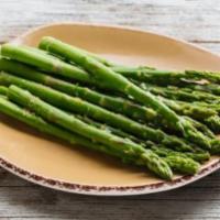 Asparagus · sauteed with shallot, garlic, parsley, lemon