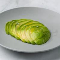 Sliced Avocado W/ Evoo & Maldon Sea Salt · 