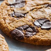 Chocolate Chunk Cookie (butter Free) · dark chocolate chunks married with carmelized sugar profile, vanilla, a hint of sea salt, cr...