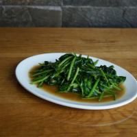 Stir-Fried Spinach · Stir-fried in bean sauce.