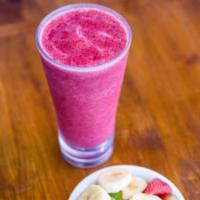 Berry Cool Berry Smoothie · Strawberries, pineapple, blueberries, raspberries and apple juice.