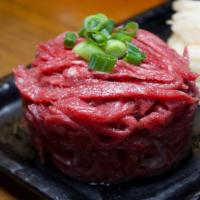 YUK HOE · House special seasoned beef tartare