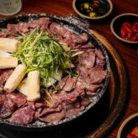 Beef Heart-Gui (S) · Grilled thinly-sliced beef heart.
