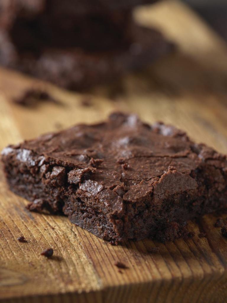 Chocolate Brownie · Fudgy brownie with chocolate chips. [Cal 360]