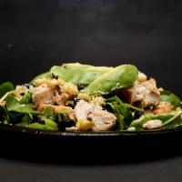 Corn Salad · A Salad with Spring Mix Lettuce, Choice of any Meat, Corn, Beans, Avocado Slices, and Anejo,...