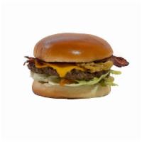 5. Yummy Downtown Richardson Burger · Beef patty, cheese, turkey bacon, lettuce, sauteed onion pepper, crispy jalapeno, and Americ...