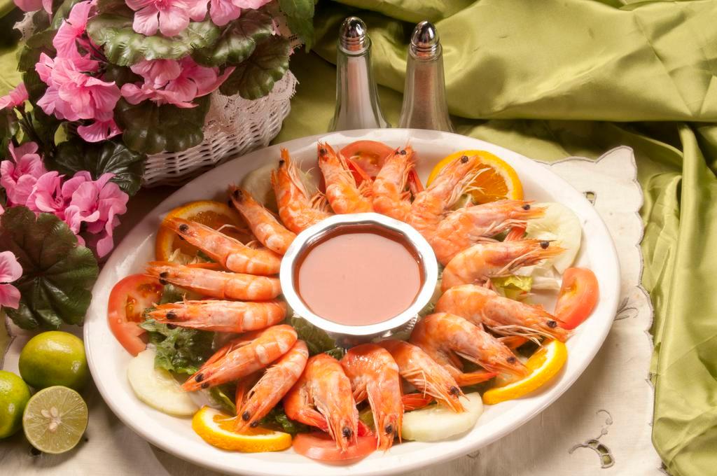 Shrimp to Peel · Peel and eat as you wish.