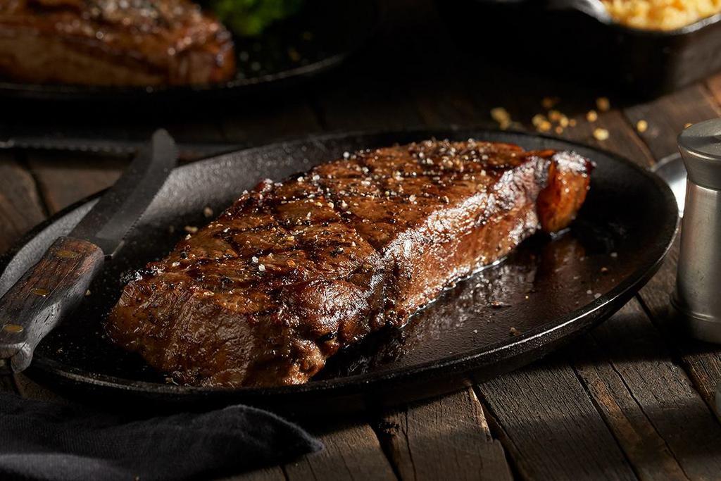 New York Strip Center Cut · Hearty and robust, a perfect balance of flavor, texture and tenderness.
