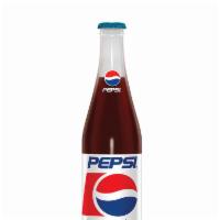 Pepsi,  12 oz · Pepsi in glass bottle, 12 oz