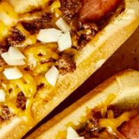 DIRTY DOGS · BE MESSY CREATIVE! Double Home Dogs loaded with toppings of your choice! Orders will come wi...