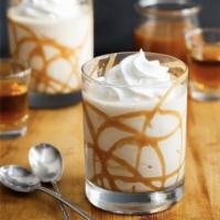 Chocolate caramel Swirl · Chocolate Syrup, caramel syrup, vanilla ice cream and milk